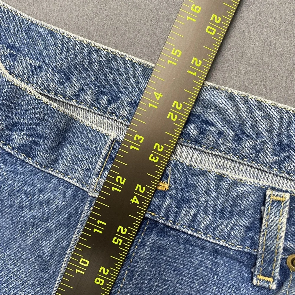 VTG‎ LL Bean Jeans Mens 42x32 Blue Denim Straight Leg Made USA 5 Pocket Classic
